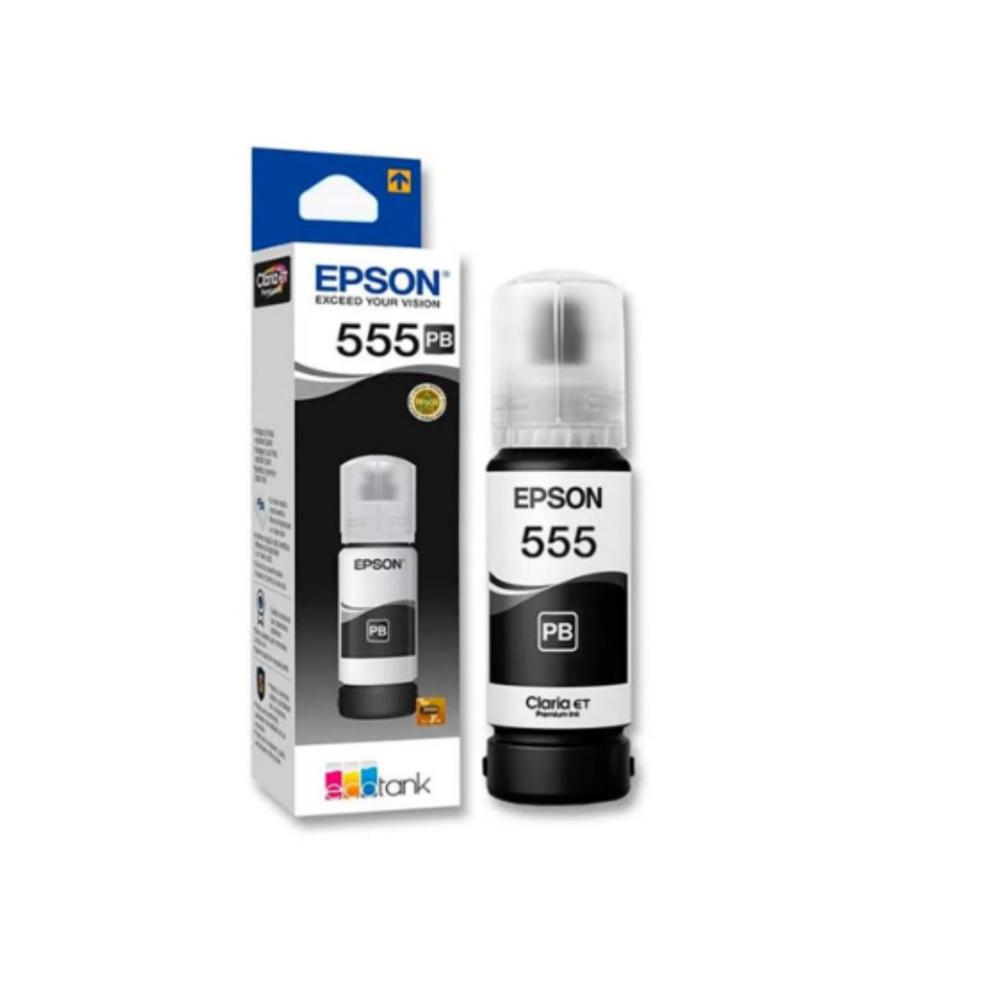 Botella De Tinta Original T555PB Negro