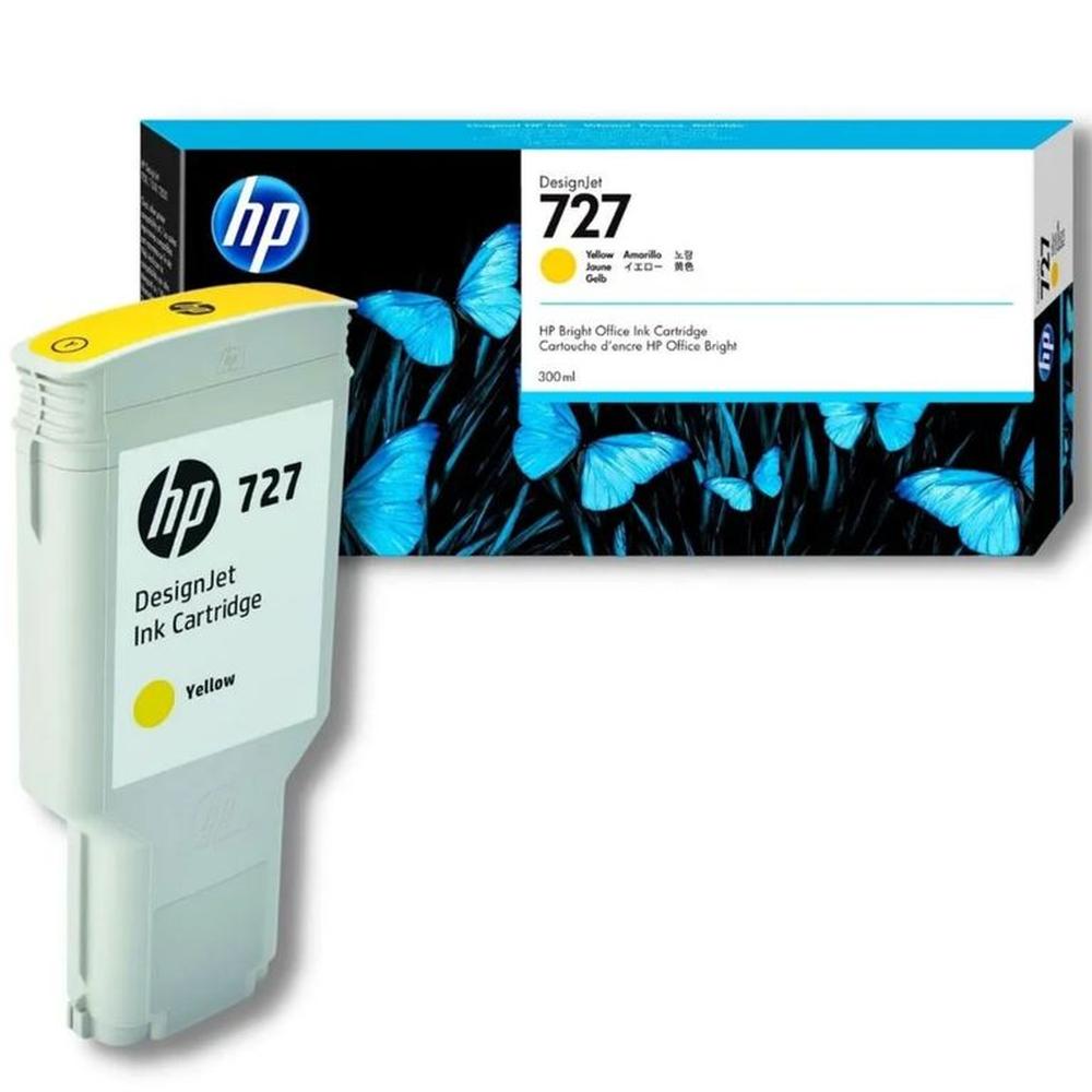 Tinta HP 727 Yellow Original 300 ml