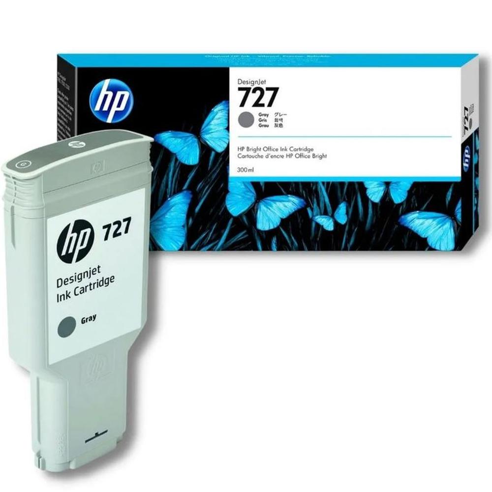 Tinta HP 727 Gray Original 300 ml