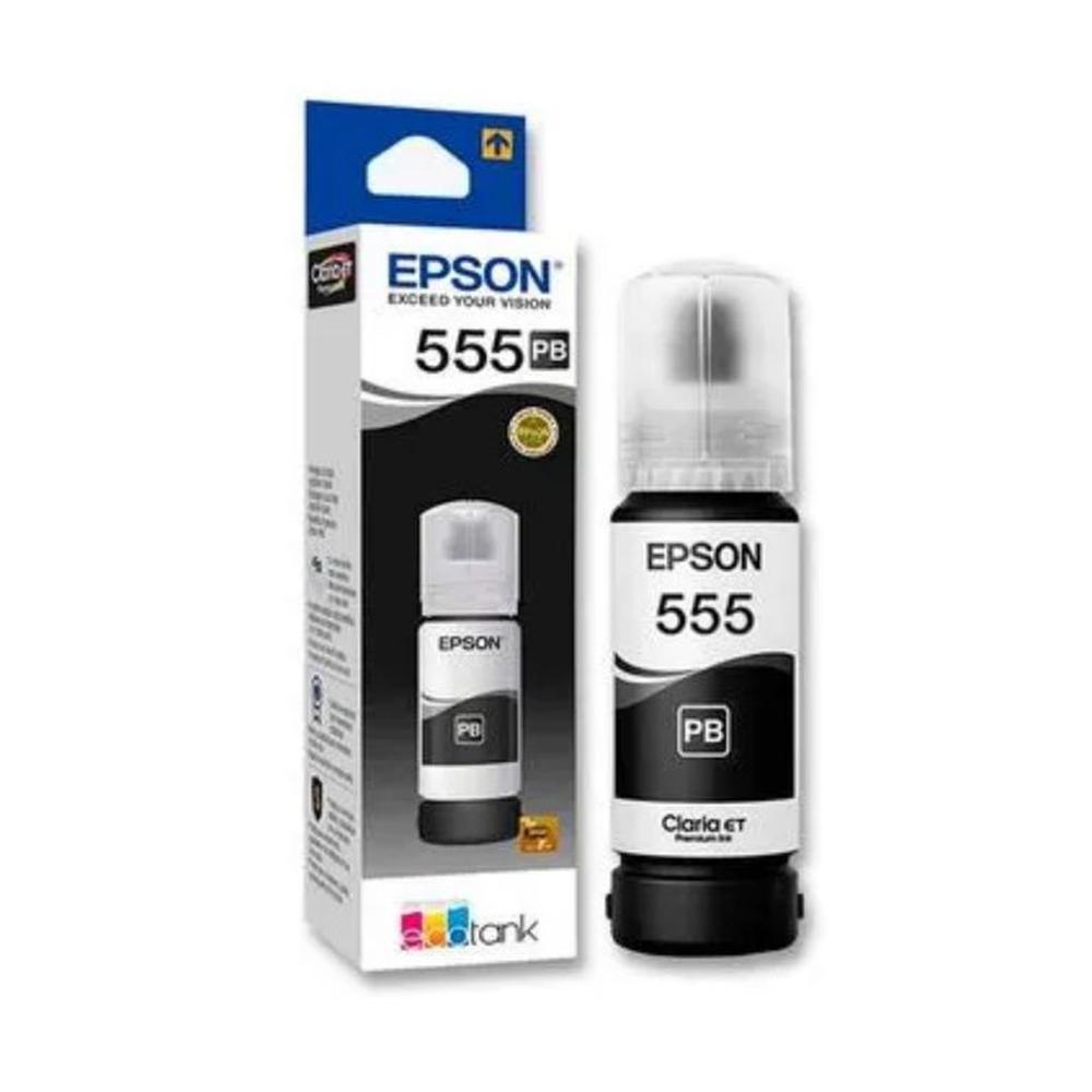Tinta Epson T555 Negro Foto T555120 - 70ml