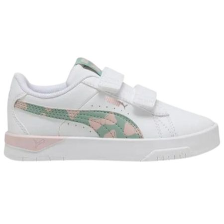 Zapatilla Puma Jada Classis Girly V PS Blanco con Verde para Niña 34.5 EU