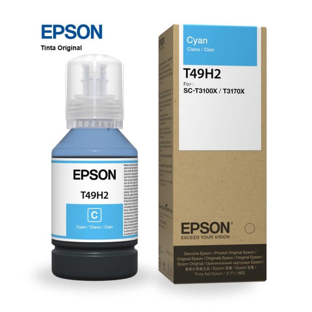 Tinta Sublimacion Epson T49H2 Cyan Botella 140ML