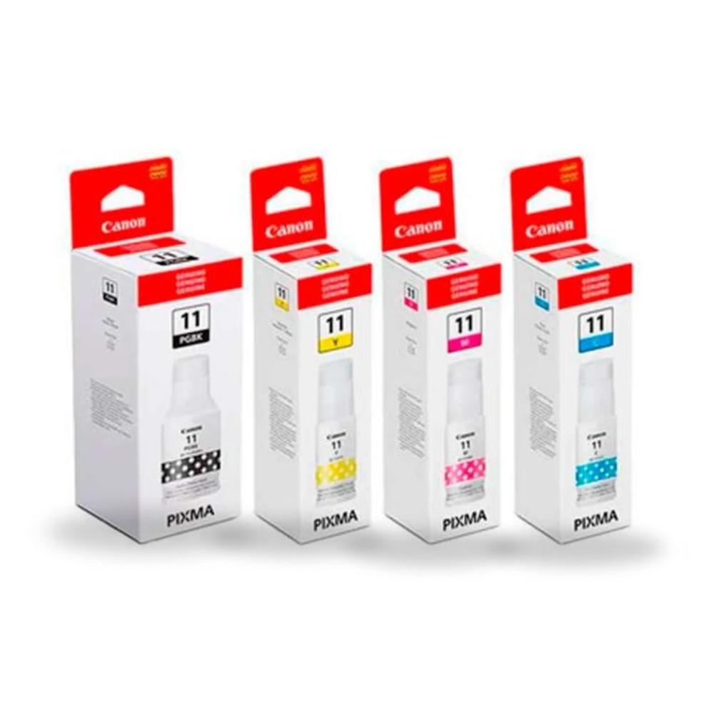 Kit de Tintas Canon GI-11 Original - 4 Colores