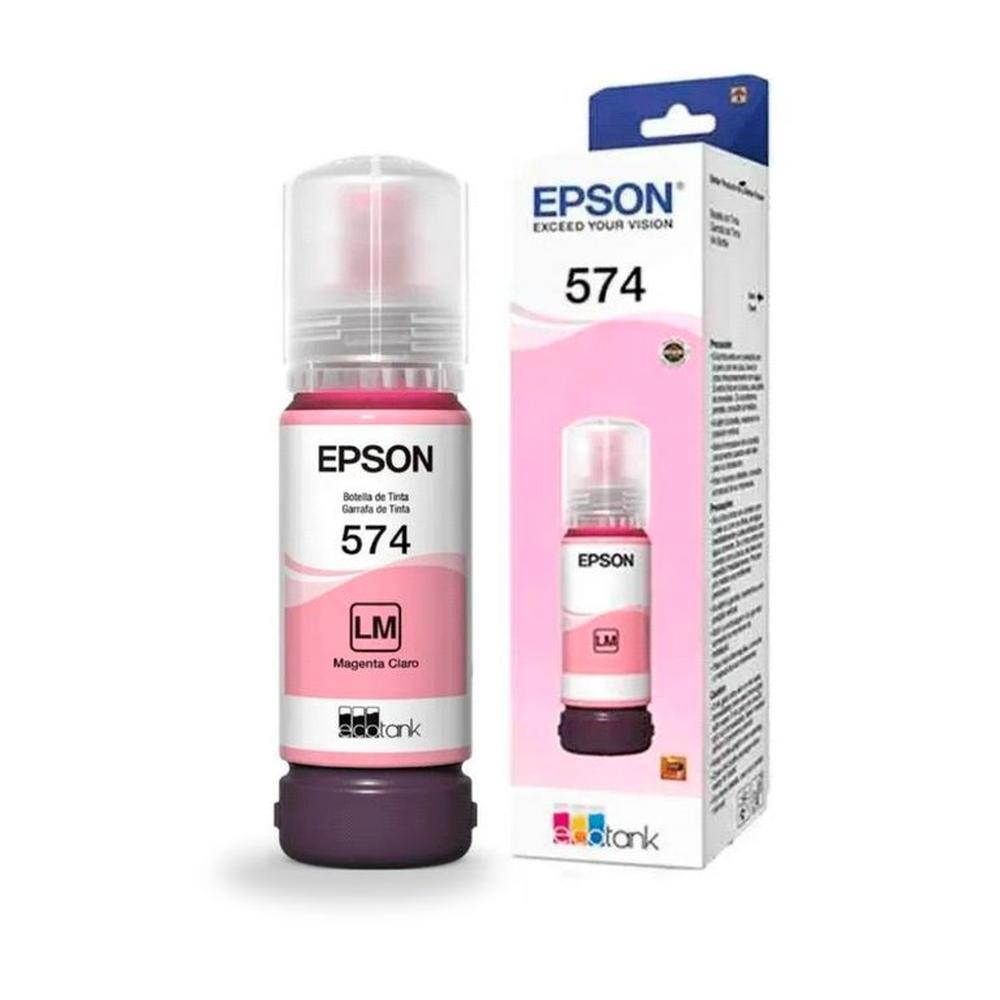 Tinta Epson 574 Magenta Claro T574620 - 65ml