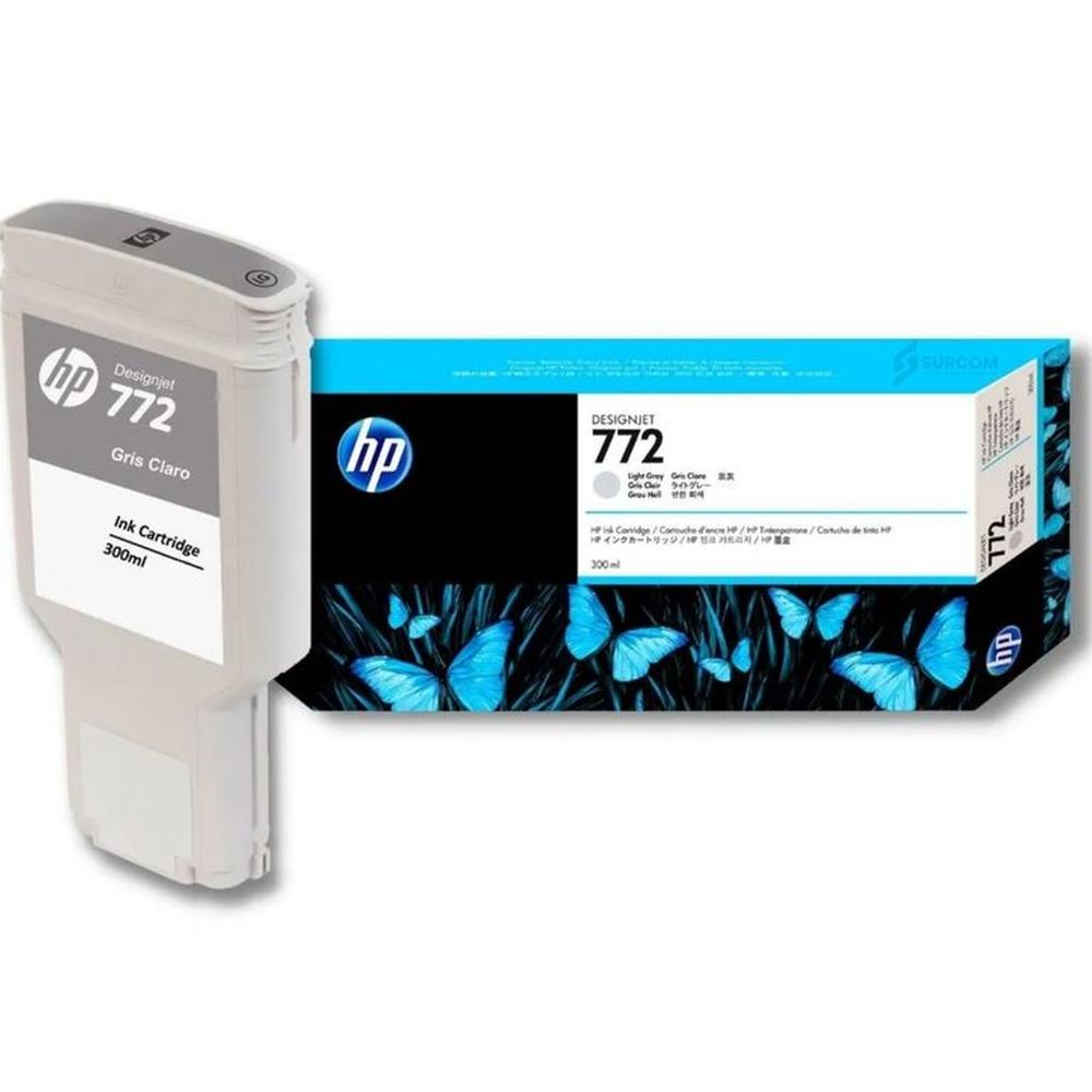 Cartucho de Tinta HP 772 Light Gray (CN634A) Original 300 ml
