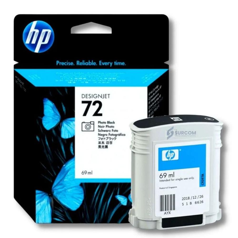 Cartucho HP 72 Photo Black C9397A Original 69ml
