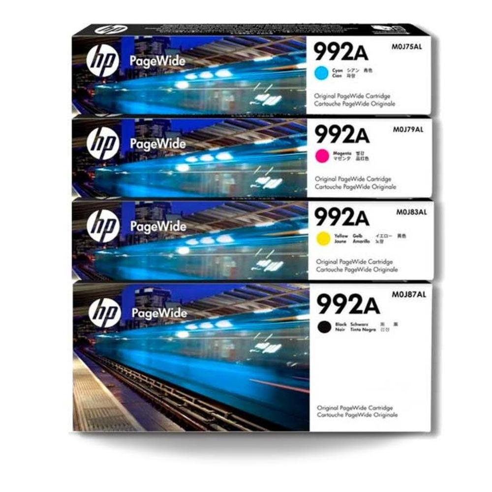 Kit Tinta HP 992A Cyan Magenta Amarillo Negro