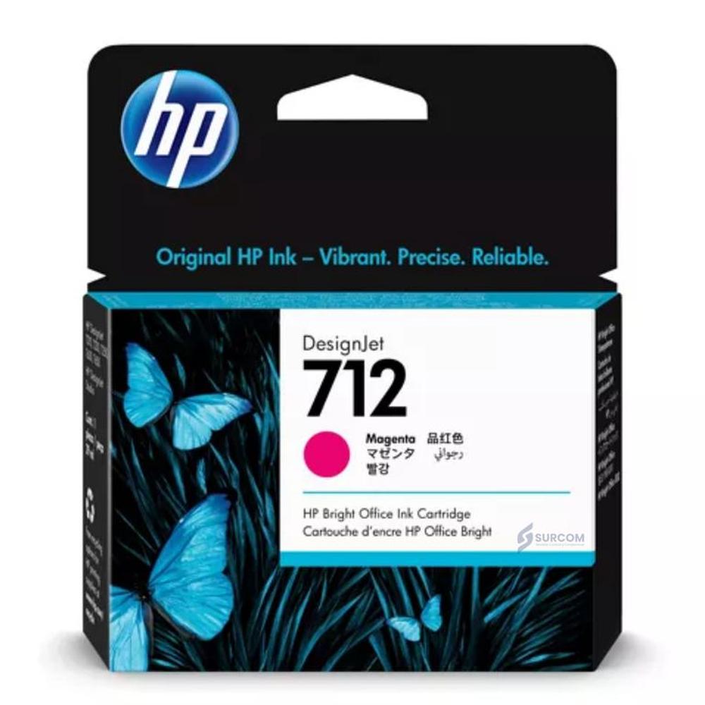 Cartucho de Tinta HP 712 MAGENTA Original