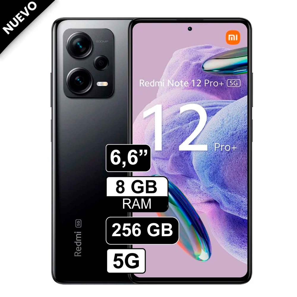 Celular Xiaomi Redmi Note 12 Pro+ 5G Midnight Black 8GB RAM 256GB