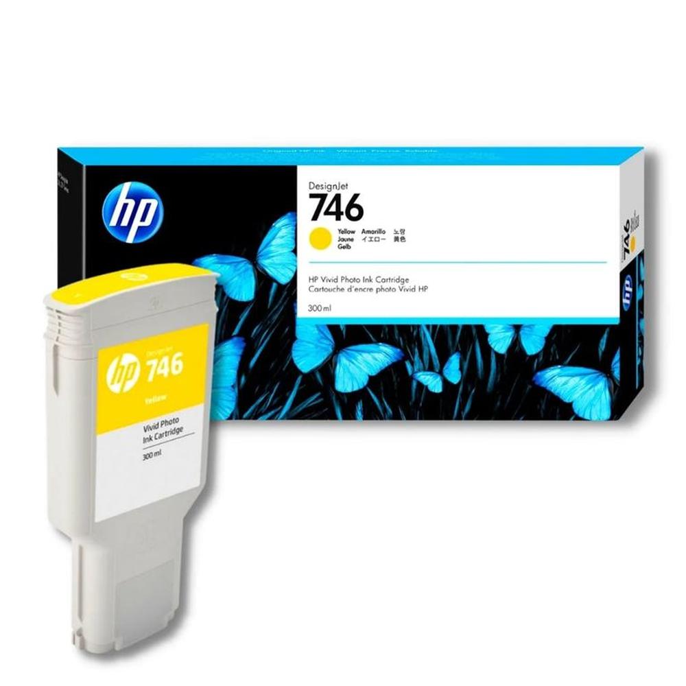 Tinta HP P2V79A 746 300ML Yellow Original
