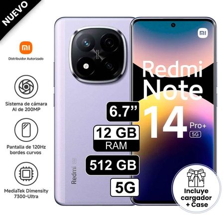 Celular Xiaomi Redmi Note 14 Pro Plus 5G 6.6