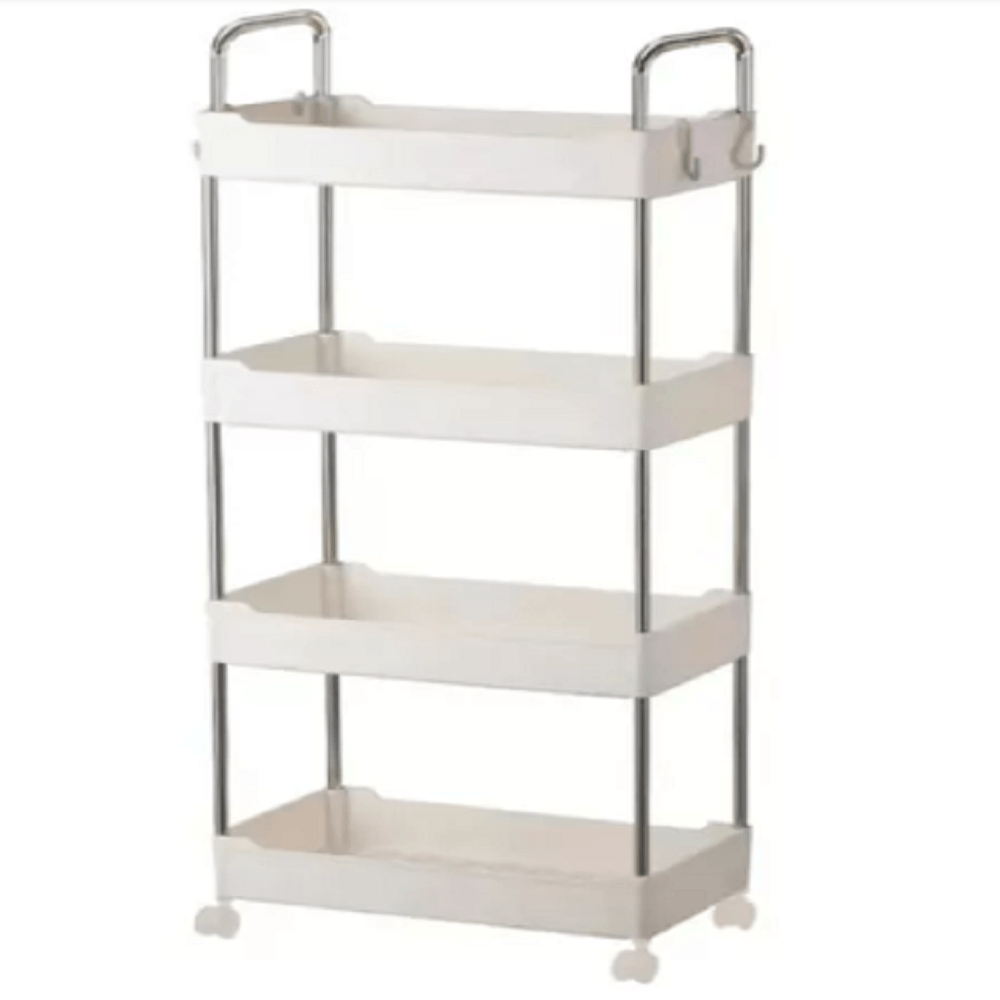 Estante Multiusos de 4 Niveles Blanco