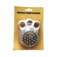 Cepillo dispensador shampoo blanco para perros y gatos