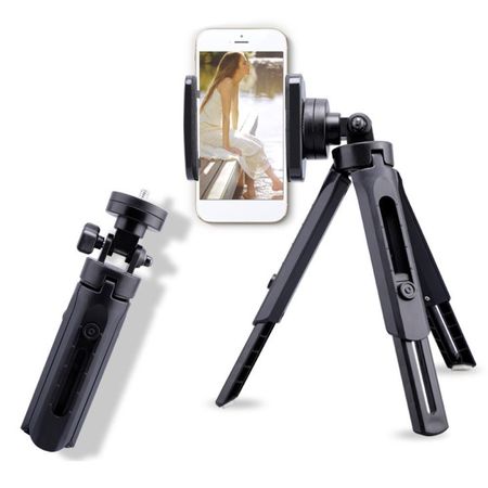 Mini Trípode Extensible de Celular Gira 360º hasta 28 cm