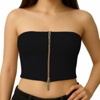 Top Strapple Doble Cierre 474G Lid-10 Hilo Tacto Color Negro