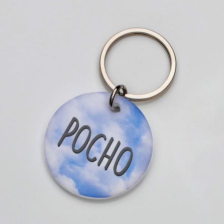 Placa de identificación perros gatos Naturals Cielo