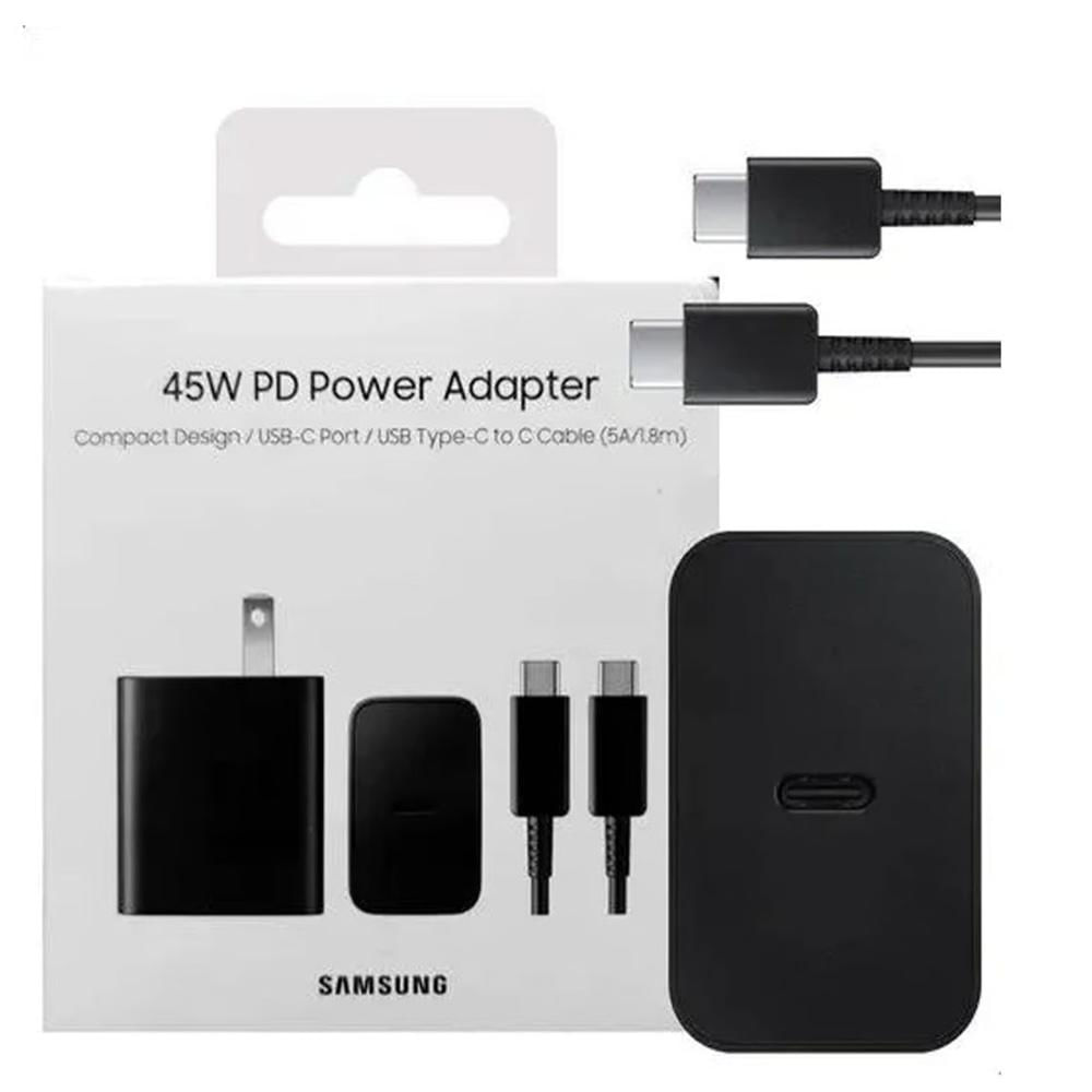 Cargador Samsung 45W Carga Rápida Cable C 1.8m para S25