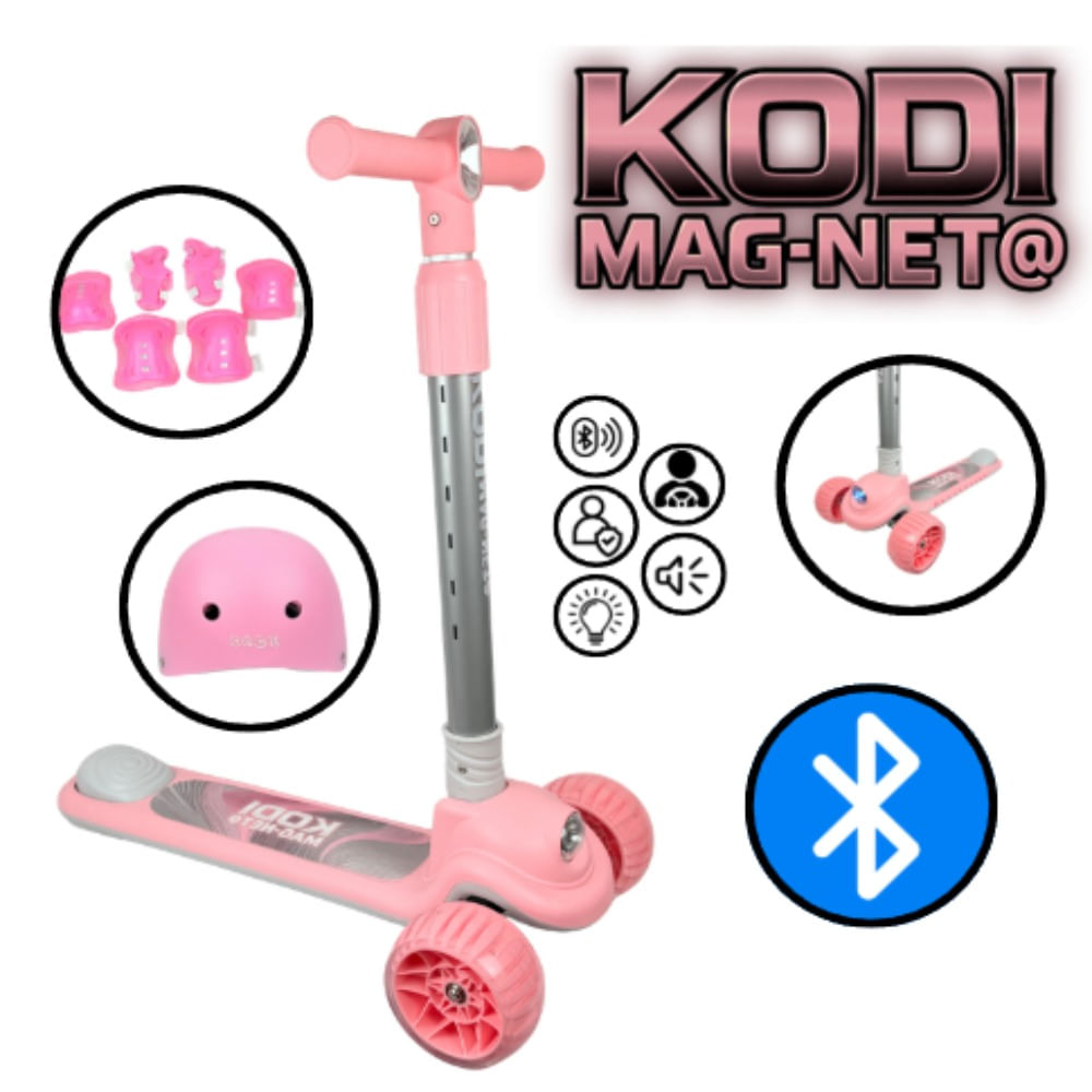 SCOOTER DE ADOLESCENTE KODI MAGNETO  - ROSADO