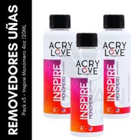 Pack x3 Inspire Monómero 4oz 120 ml - ACRY LOVE