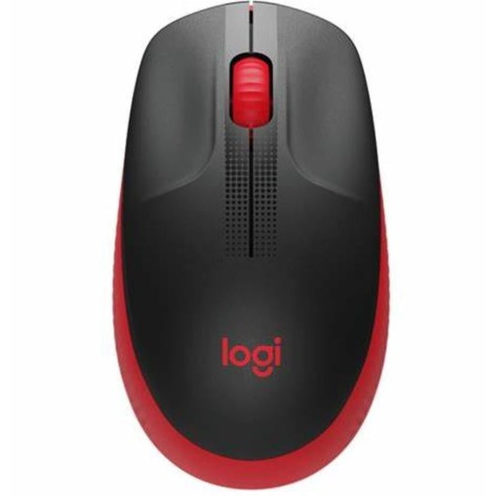 Mouse Logitech M190 Inalambrico Color Rojo