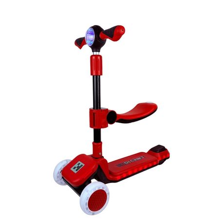 SCOOTER DE NIÑO KODI CRAFT - NEGRO - ROJO