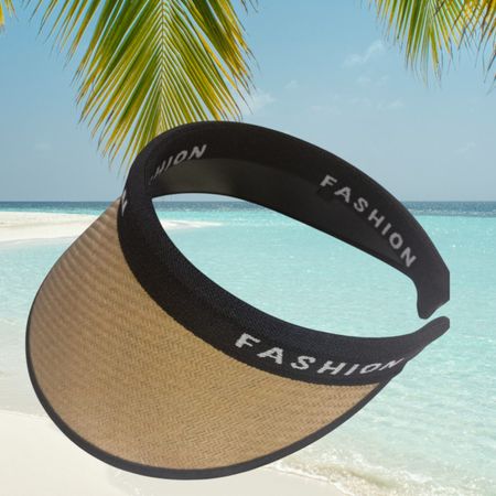 Visera Tipo Vincha Fashion  Beige