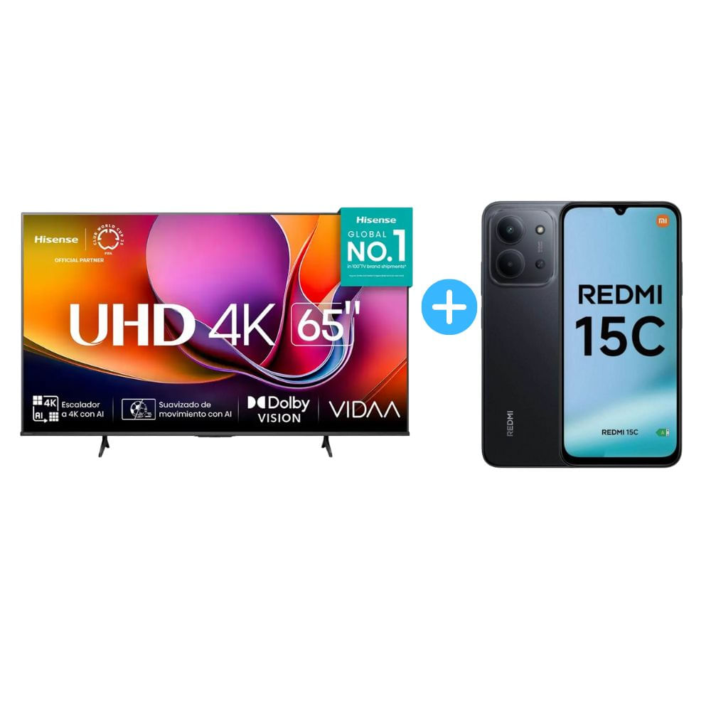 Televisor Hisense 65 "" 65A6NV LED 4K UHD (3840 × 2160 píxeles) VIDAA U6 Negro