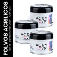 Set x3 Diamond Crystal 1oz - ACRY LOVE