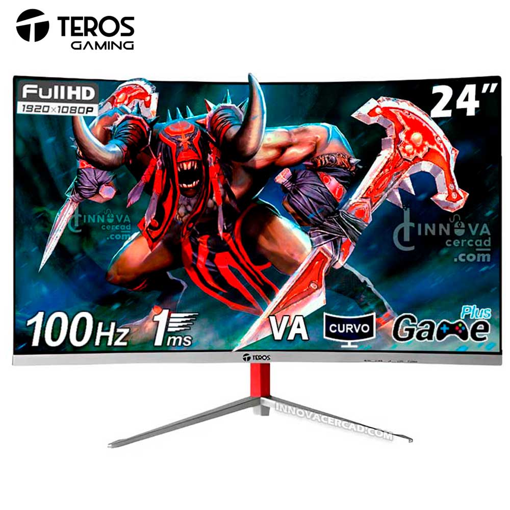 Monitor Teros Curvo TE-2402S 24 Full HD VA 100HZ 1MS HDMI VGA