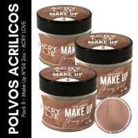 Pack 3 - Make Up N°04 2oz - ACRY LOVE