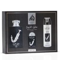 PERFUME PRIDE SET DE REGALO ISHQ AL SHUYUKH SILVER EDP LATTAFA