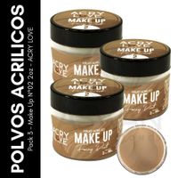 Pack 3 - Make Up N°02 2oz - ACRY LOVE