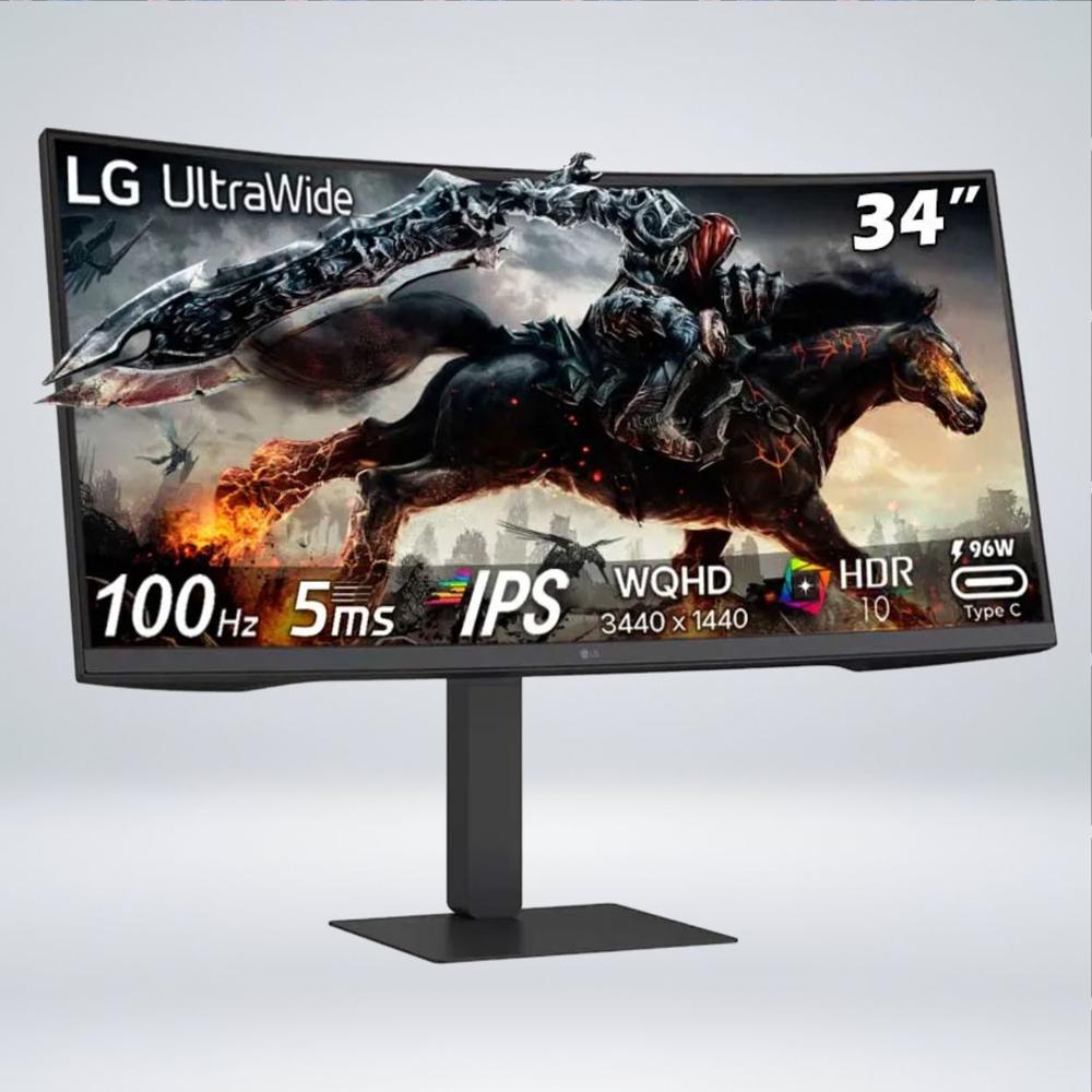 MONITOR 34U650A-B LG ULTRAWIDE QHD 34  IPS 100hz 5ms HDR10 SPEAKER 3800R