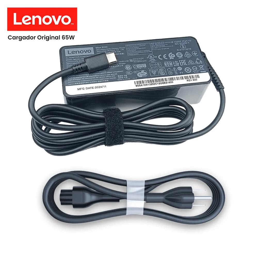 Cargador Lenovo 20v 3.25a 65w Usb-C Original
