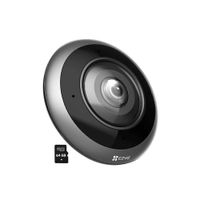 Cámara Vigilancia E4p 3K+ Ezviz Ojo de Pez Detección IA Panorámica Audio Doble vía 64GB