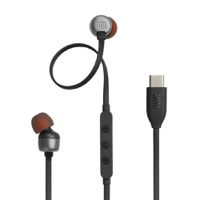 Audífono Jbl Tune 310c Usb-c In Ear Negro Con Micrófono