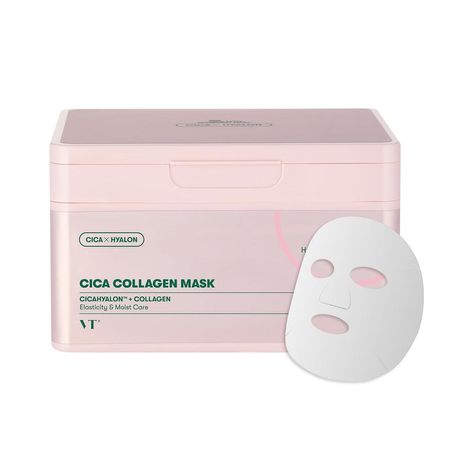 VT Cosmetics Mascarilla Diaria de Colágeno CICA 30Láminas