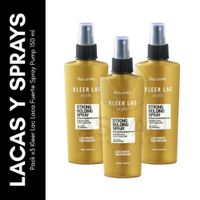 Pack x3 Kleer Lac Laca Fuerte Spray Pump 150 ml