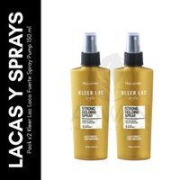 Pack x2 Kleer Lac Laca Fuerte Spray Pump 150 ml
