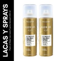 Pack x2 Kleer Lac Laca Fuerte Aerosol 250 ml