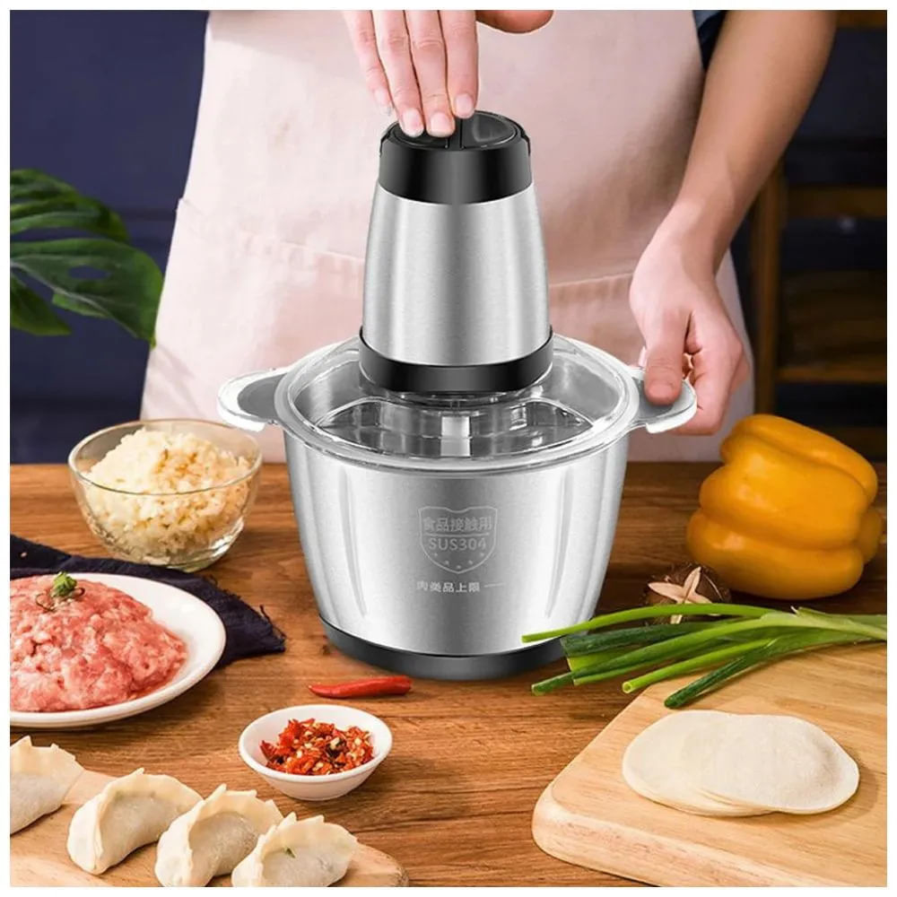 PICADORA  PROCESADORA DE ALIMENTOS 2L PRO ACERO INOXIDABLE