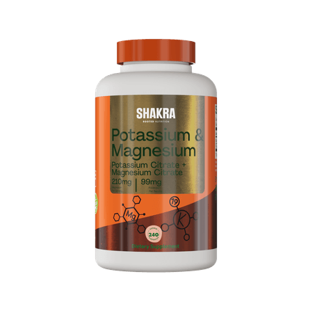 Shakra Potasio y Magnesio 240 capsulas