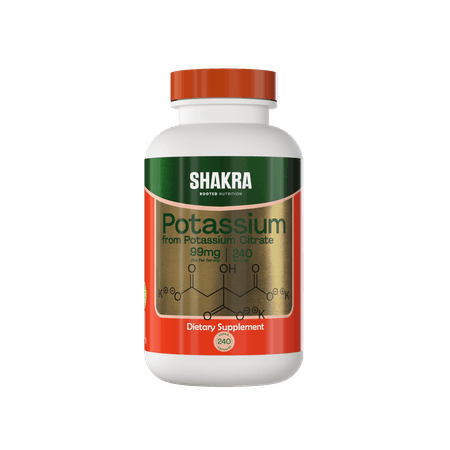 Shakra Citrato de potasio 240 cápsulas