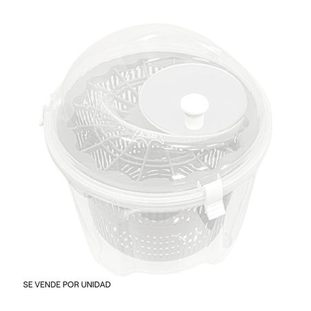Escurridor centrífugo de vegetales Blanco Reyplast