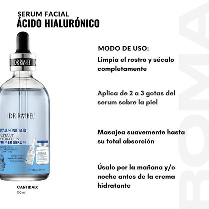 PACK 2 SERUM FACIAL ÁCIDO HIALURÓNICO 100ML DR | plazaVea - plazaVea