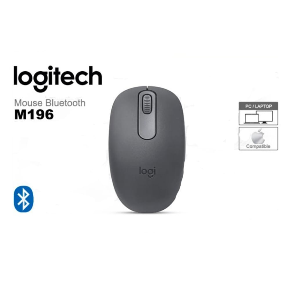 Mouse Logitech M196 Bluetooth Gris-Black