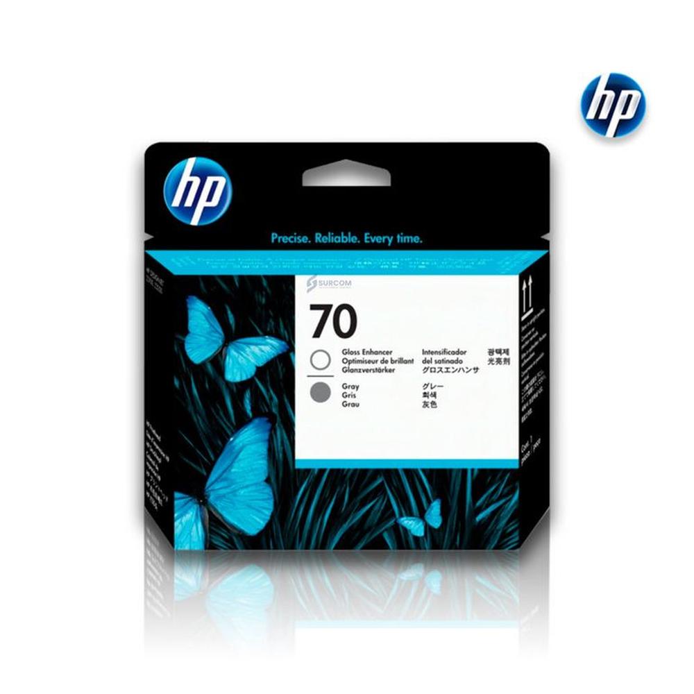 Cabezal HP 70 (C9410A) Gloss Enhancer & Gray - DesignJet Z2100