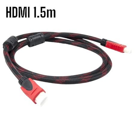 Cable HDMI-HDMI con Filtro 150cm Full HD 3D V14 Enmallado