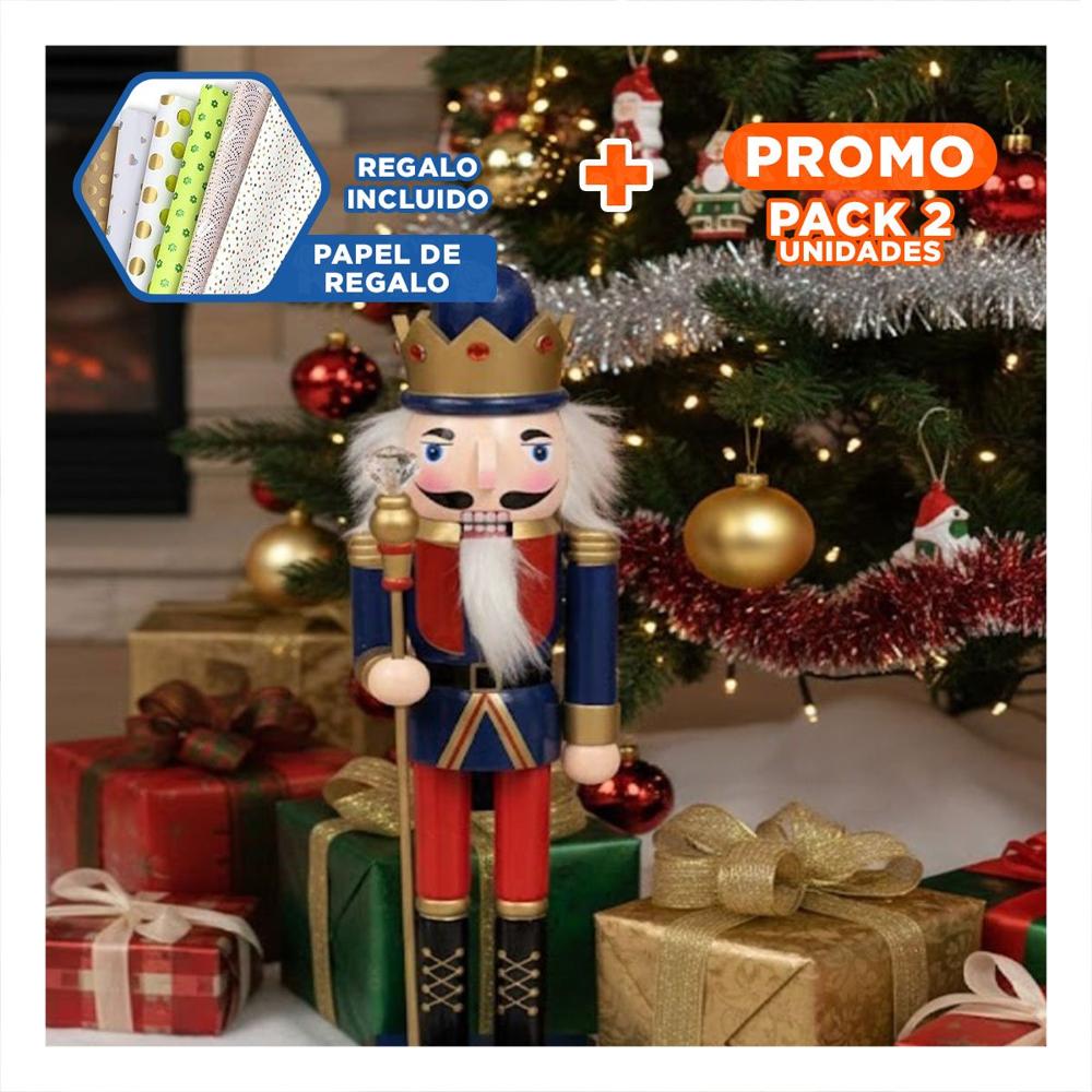 Pack2 Cascanuez Versatil en Multicolor Y+Papel de Regalo