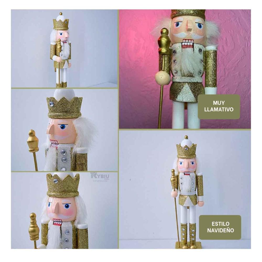 Cascanuez Navideño Festivo y Tradicional en Multicolor